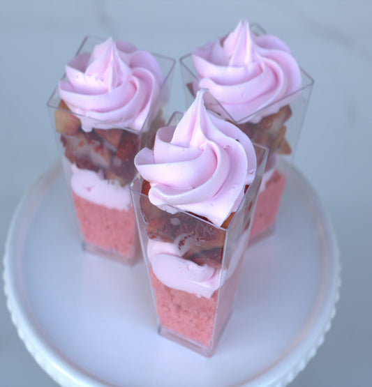 Strawberry Cake Shooters